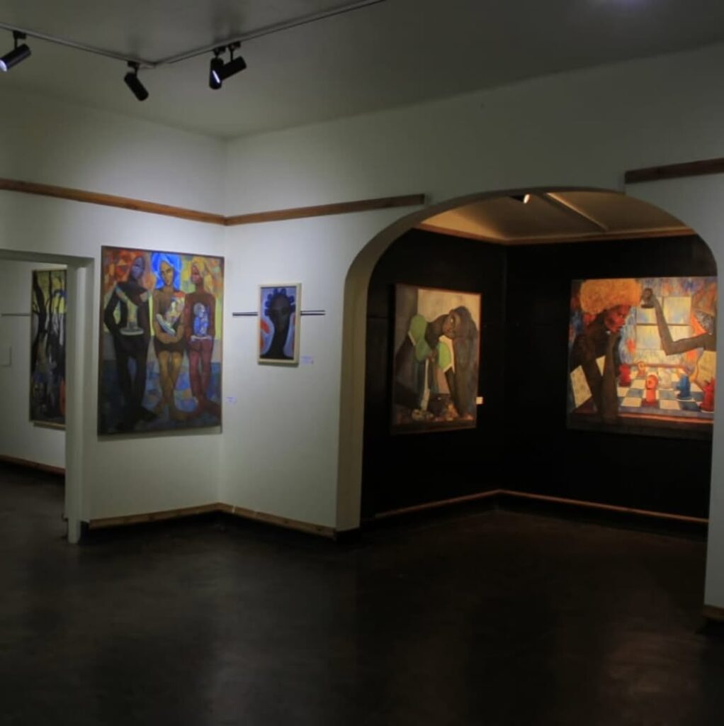 Echoes of Disorder | Solo Exhibition By Solombi Benjamin | March 21, 2025 - April 20, 2025. fantastic👌🏿 opening of my debut solo show echoes of disorder grateful for all the conversat (1)