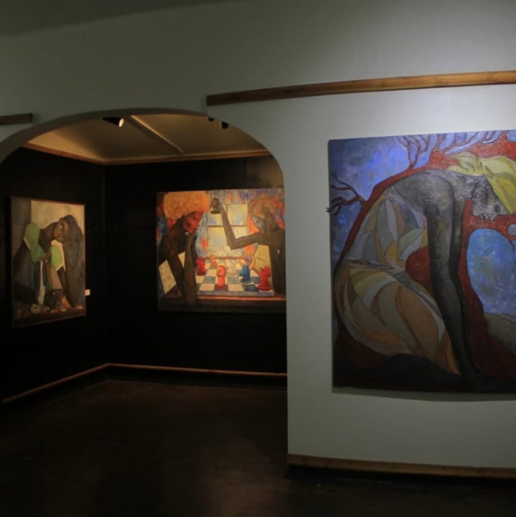 Echoes of Disorder | Solo Exhibition By Solombi Benjamin | March 21, 2025 - April 20, 2025. fantastic👌🏿 opening of my debut solo show echoes of disorder grateful for all the conversat (2)
